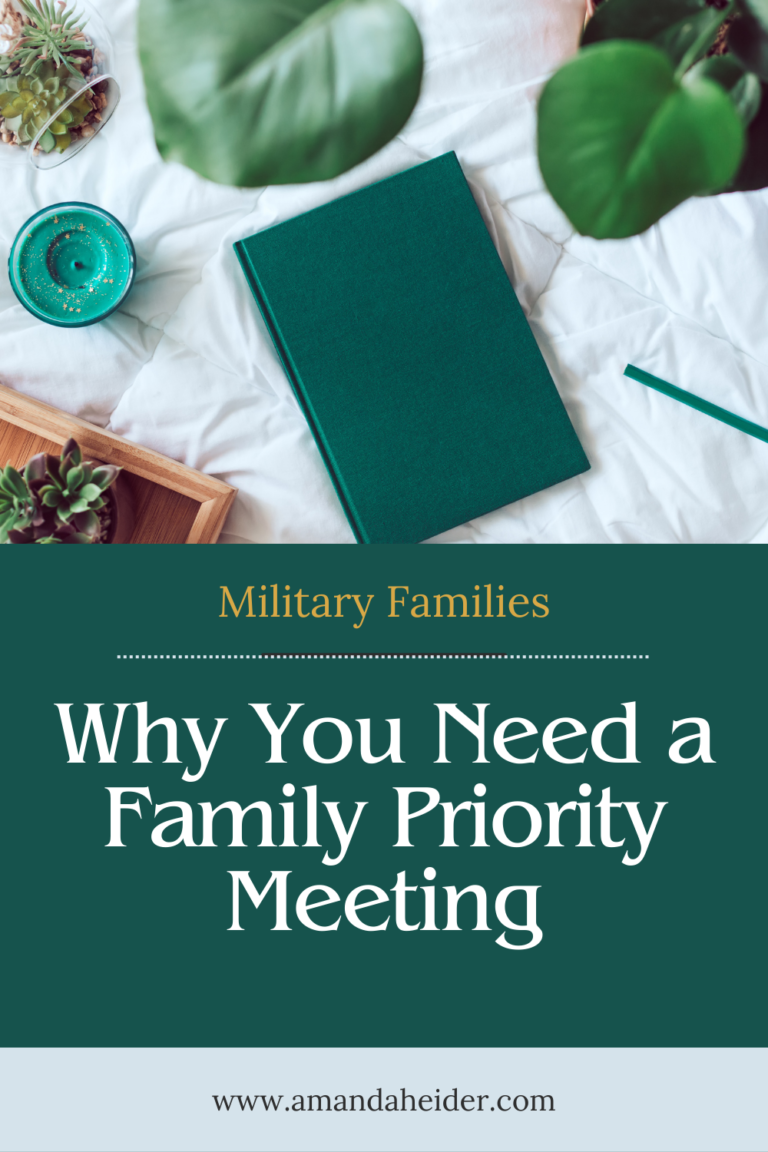 Why you need a Family Priority Meeting